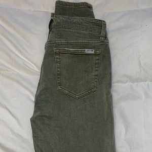 Joes washed Olive Jeans